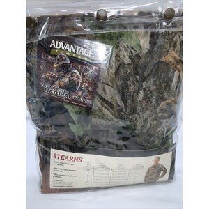 Stearns Camo Rainsuit Unisex Sizing Pants And LS Hooded Jacket Large NIB